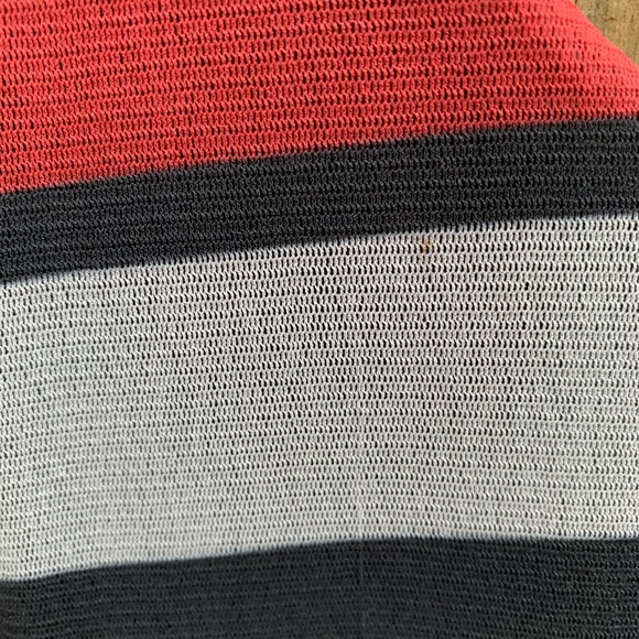 Anthro Weston Striped Scoop Neck Nylon Minidress - Picture 7 of 7